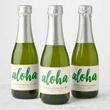 Mini Chuveiro de Noiva Tropical Aloha Editável