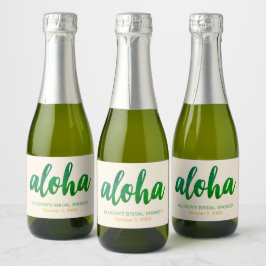 Mini Chuveiro de Noiva Tropical Aloha Editável