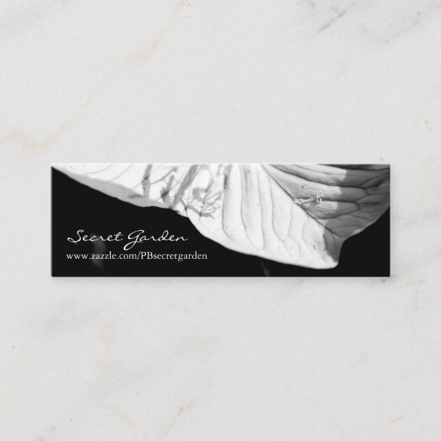 Mini Conversação1Mini Cartão de visita de Fotografia Fl (Frente)