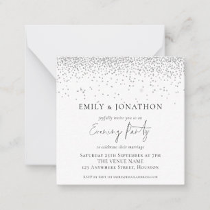 MINI Convite para o Partido da Noite de Casament