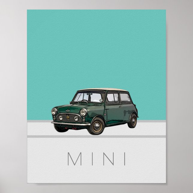 Mini Cooper Poster (Frente)