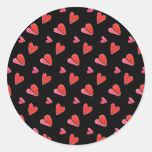 MINI CORAÇÕES II Pequenos adesivos redondos