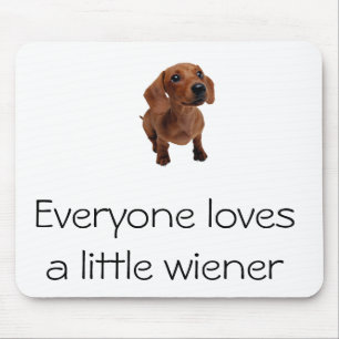Mini Dachshund "pouco Wiener" Mousepad