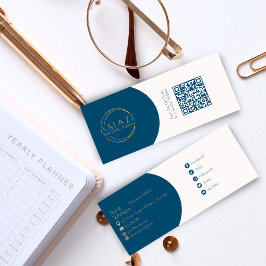 Mini Elegante Property Broker Cartão de visita de Códig