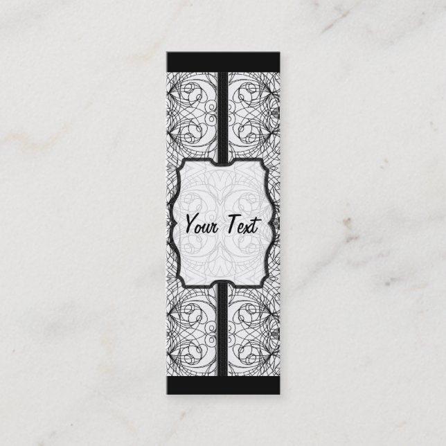 Mini Estilo Cartão de visita de indicador (Frente)