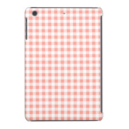 Mini estojo de Check iPad de Coral Gingham