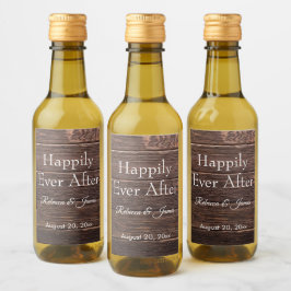 Mini Favor de Casamento Rustic Barn Feliz Para Sem