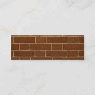 Mini favorito do Wall Bricks cartão de visita