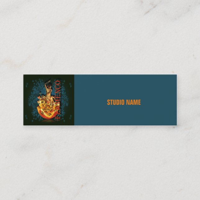 Mini Flamenco II - Cartão de visita (Frente)