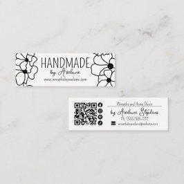 Mini Floral Wreath | Cartão de visita artesanal