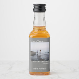 Mini Foto de Cinza Minimalista Amor e Obrigados