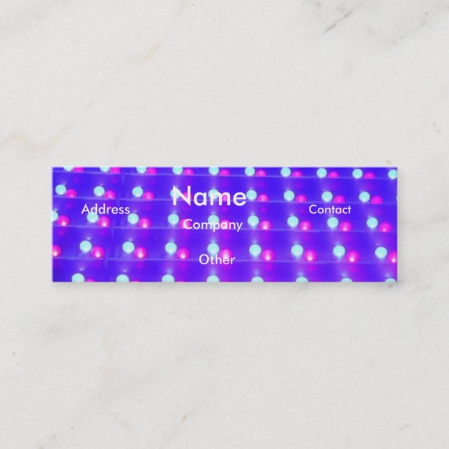 Mini Gaffer Cartão de visita (Frente)