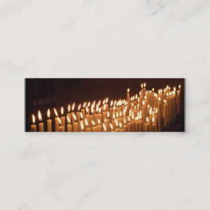 Mini Indicador de velas cartão de visita