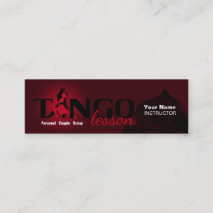 Mini Lição de Tango - Negócios, Cartão de visita