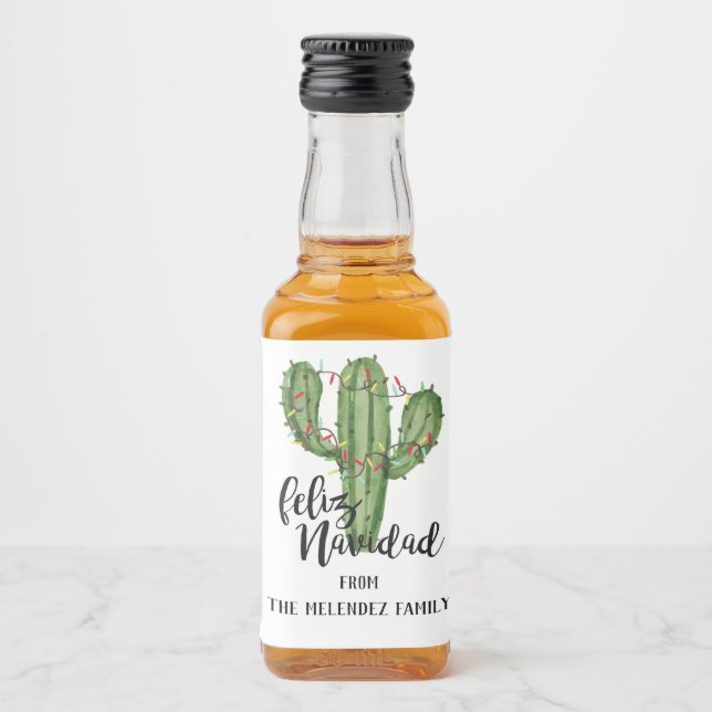 Mini Liquidador de Natal Personalizado Feliz Navid (Frente)