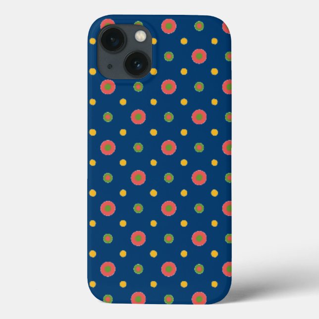Mini Mini Marinho Azul iPad do Quirky Jumbo Bolinh (Verso)