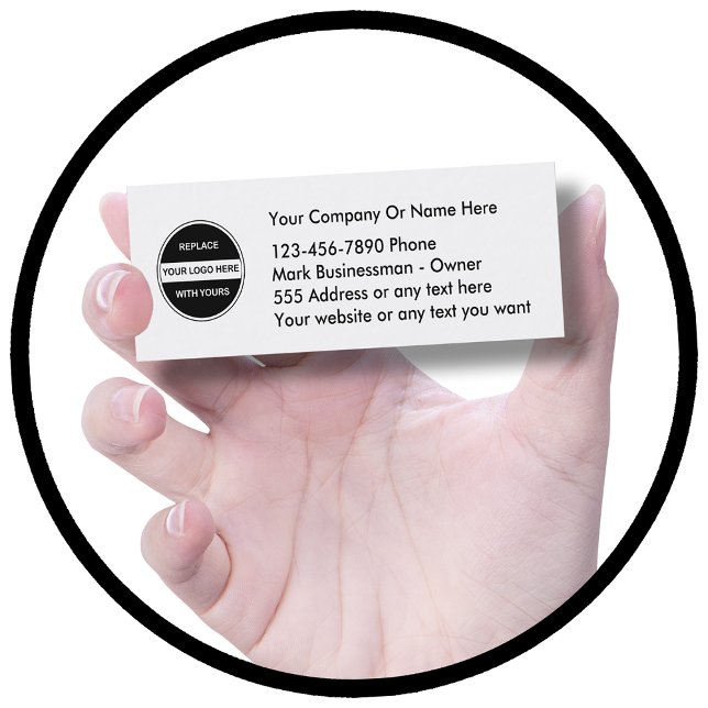 Mini Modelo de logotipo Cartão de visita (Criador carregado)