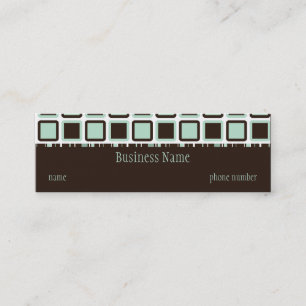 Mini O cartão de visita magro da televisão