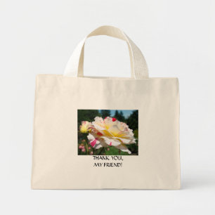 Mini OBRIGADO MEU AMIGO! Presentes Bolsa Rose Tote Amig