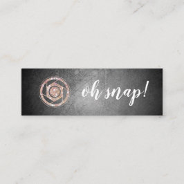 Mini Oh pressão! Cartão de visita do fotógrafo do