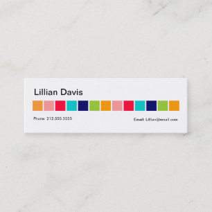 Mini Os doces esquadram o cartão de visita