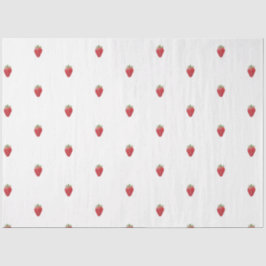 Mini papel tecidular do Morango