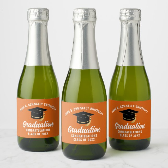 Mini Partido Personalizado do Formandos Laranja (Garrafas)