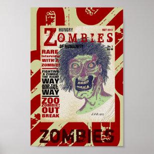Mini Poster da Revista Zombies