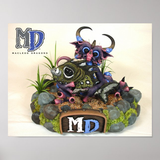 Mini Poster MD Cudlefish 11"x14" (Frente)