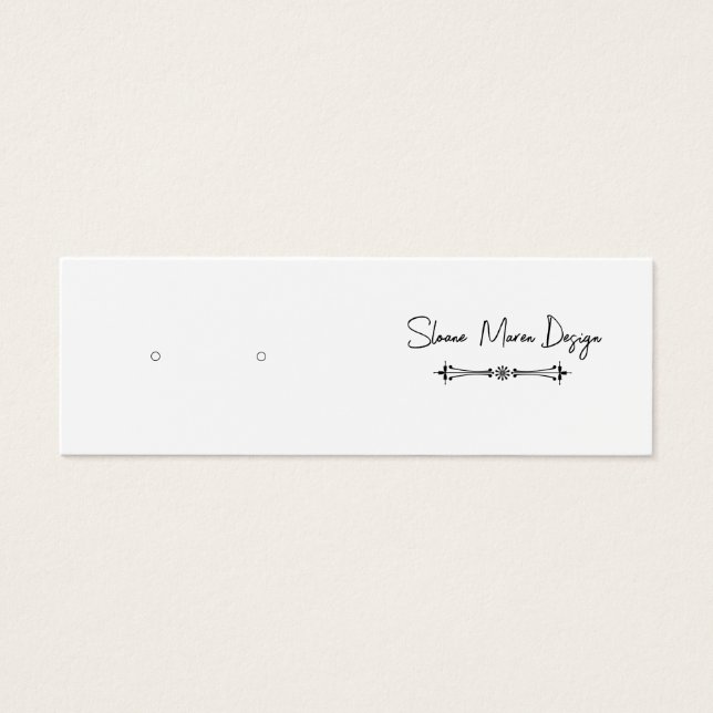 Mini Posto Clássico Personalizado/Placa de Exibiçã (Frente)