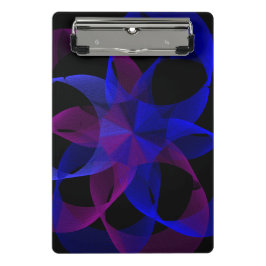 Mini Prancheta 3D To 2D Cylinder Ring Geometric Mini Clipboard