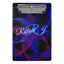 Mini Prancheta 3D To 2D Cylinder Ring Geometric Mini Clipboard