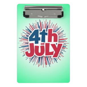Mini Prancheta 4 de julho Sublimation-98146