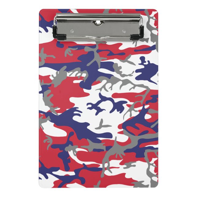 Mini Prancheta 4th of July, Independence day, Camouflage Gray (Frente)
