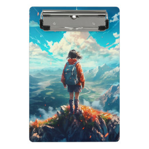 Mini Prancheta A Cúpula em Sua Alma   Anime Hiker Girl