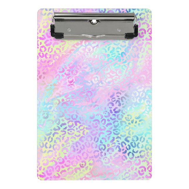 Mini Prancheta A Design 10 da Série Leopardo Iridescente (Frente)