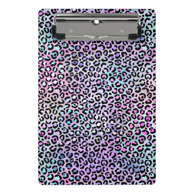 Mini Prancheta A Design 12 da Série Leopardo Iridescente (Frente)