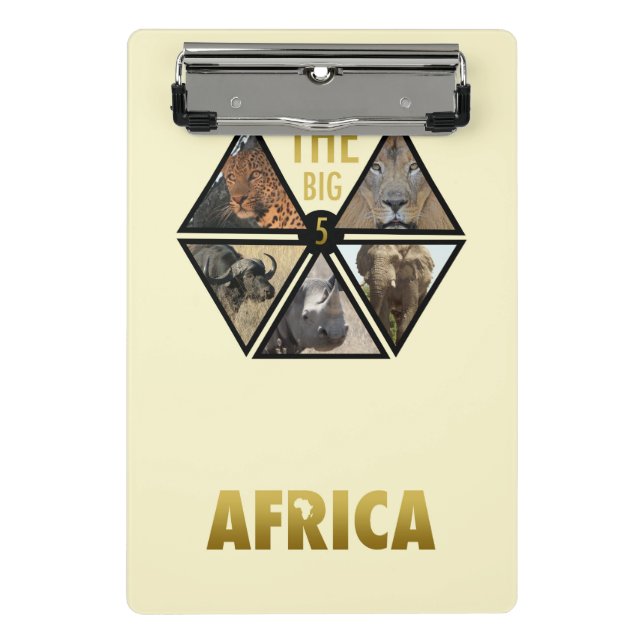 Mini Prancheta A miniárea de transferência das cinco grandes afri (Frente)
