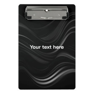 Mini Prancheta Abstrato preto e branco minimalista   Adicionar se