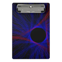 Mini Prancheta Accented Triangle Geometric Mini Clipboard