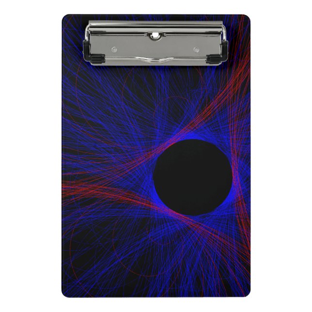 Mini Prancheta Accented Triangle Geometric Mini Clipboard (Frente)