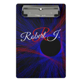 Mini Prancheta Accented Triangle Geometric Mini Clipboard