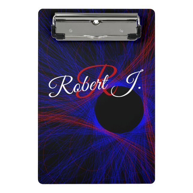 Mini Prancheta Accented Triangle Geometric Mini Clipboard (Frente)