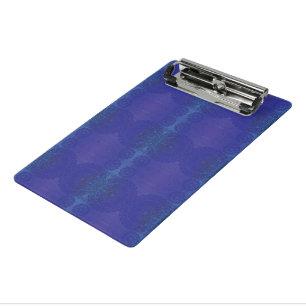 Mini Prancheta Aceitação Medalhões Blue Indigo Violet Boho