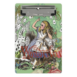 Mini Prancheta alice cards maravilderland hatrabbit