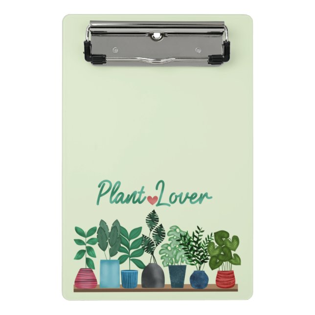 Mini Prancheta Amante de Plantas (Frente)