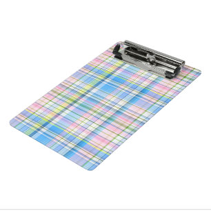 Mini Prancheta Amarelo-Cor-de-rosa-azul Whpreppy Madras