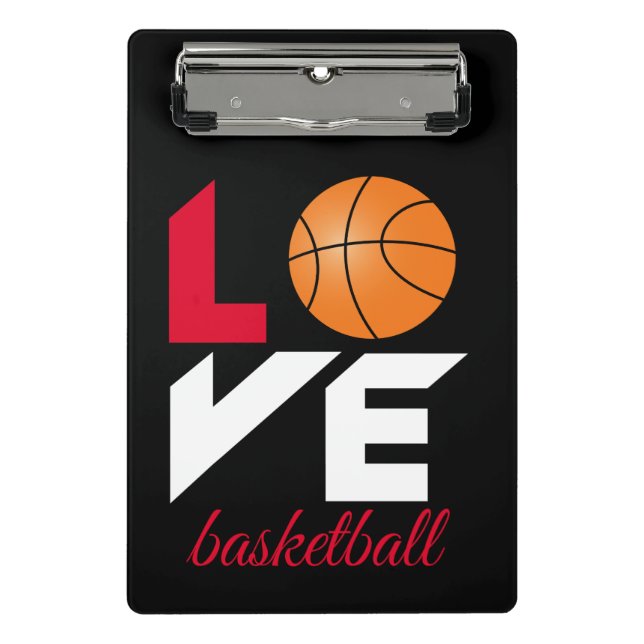 Mini Prancheta Amor, basquete (Frente)