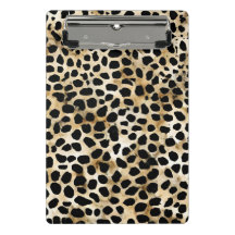 Animal Print - Mini Clip Board