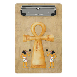 Mini Prancheta Ankh Key Of Life On Hieroglyph